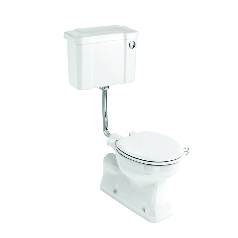 S trap low level WC with 440 front push  button cistern